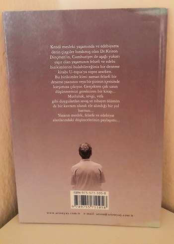 Denemeler: U-topia'ya Topos Ararken - Kriton Dinçmen - Görsel 2