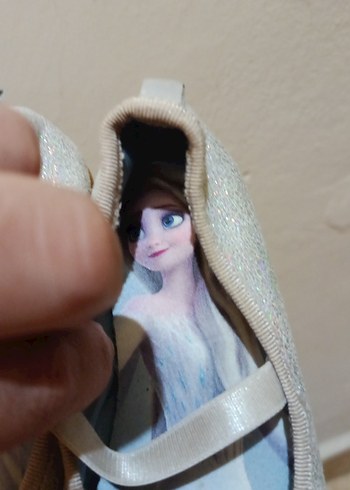 Kız Çocuk Beyaz Bantlı Babet Ayakkabı - Görsel 3