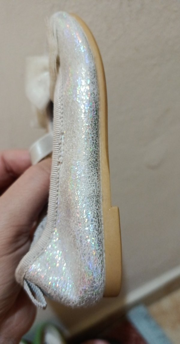 Kız Çocuk Beyaz Bantlı Babet Ayakkabı - Görsel 5