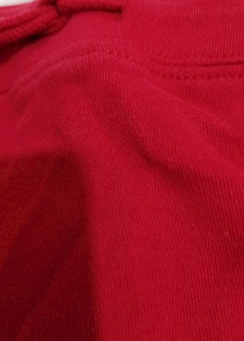 Kız Çocuk Kırmızı Düğmeli Nakışlı Etek - Görsel 4
