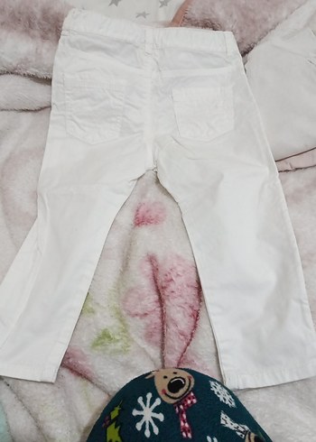 Düğmeli Beyaz Erkek Çocuk Pantolonu - Görsel 7