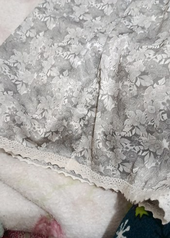 Gri Nakışlı Kız Çocuk Elbisesi - Görsel 8