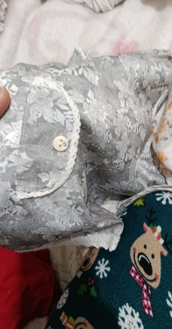 Gri Nakışlı Kız Çocuk Elbisesi - Görsel 5