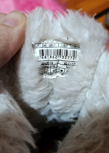 Kız Çocuk Mavi Peluş Tokalı Bot - Görsel 7