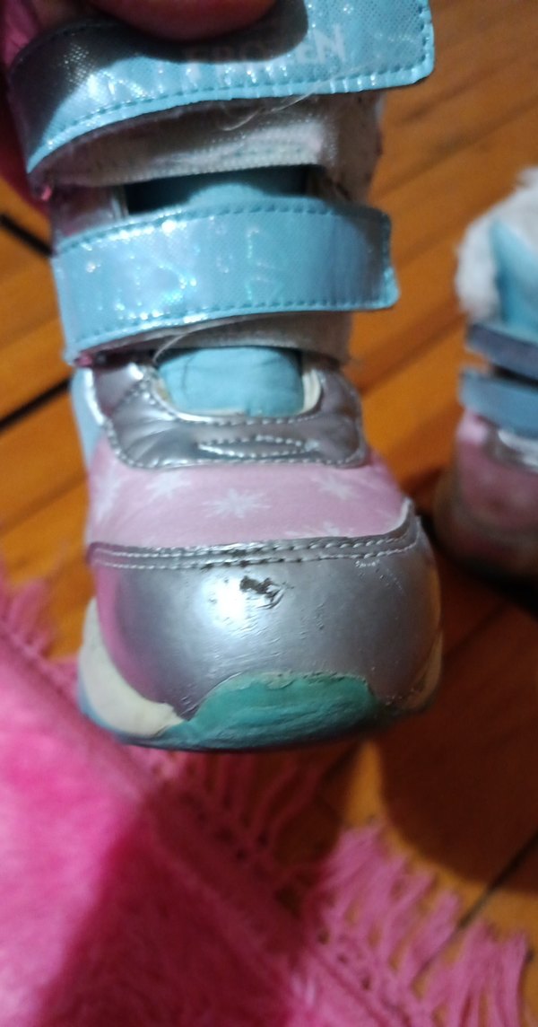 Kız Çocuk Mavi Peluş Tokalı Bot - Görsel 3