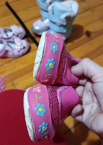 Kız Bebek Pembe İlk Adım Ayakkabısı - Görsel 6