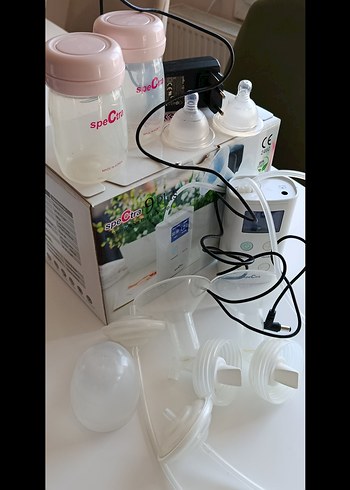 SpeCtra Beyaz Elektrikli Göğüs Pompası - Görsel 5