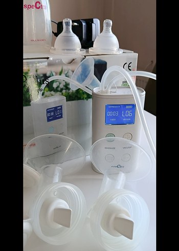 SpeCtra Beyaz Elektrikli Göğüs Pompası - Görsel 3