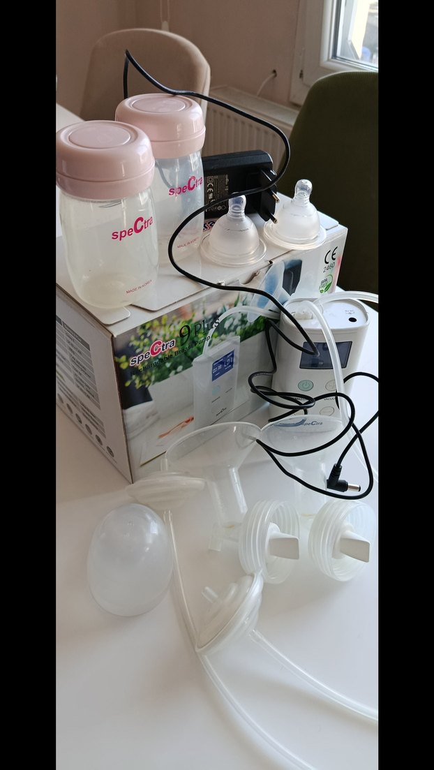 SpeCtra Beyaz Elektrikli Göğüs Pompası - Görsel 5