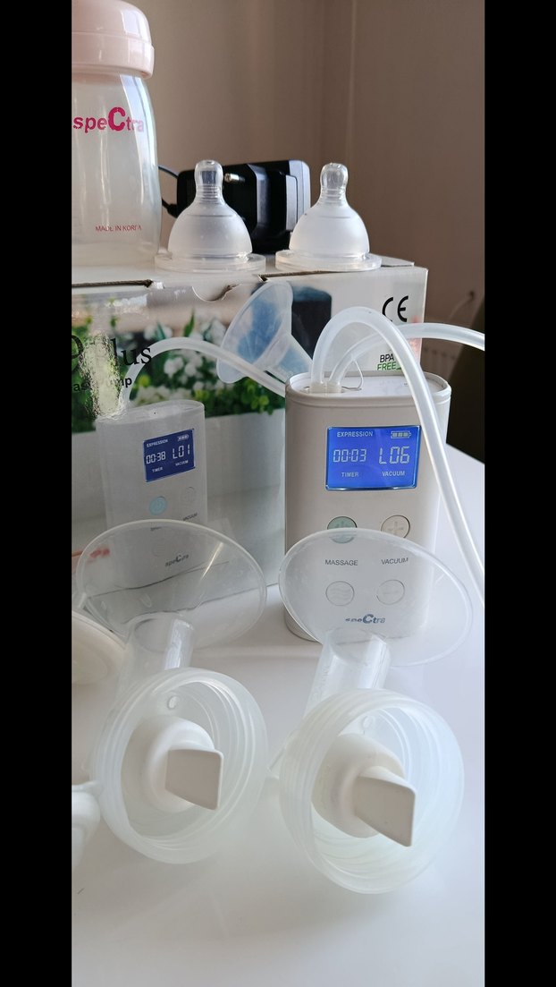 SpeCtra Beyaz Elektrikli Göğüs Pompası - Görsel 3