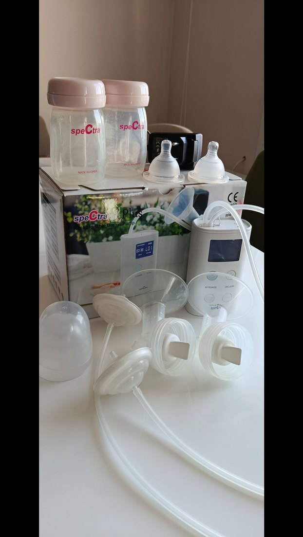 SpeCtra Beyaz Elektrikli Göğüs Pompası - Görsel 2