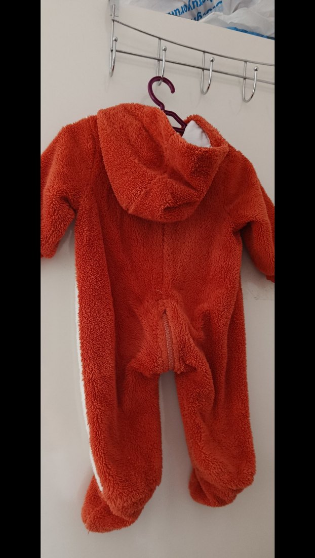 Renkli Erkek Bebek Örgü Tulum - Görsel 2