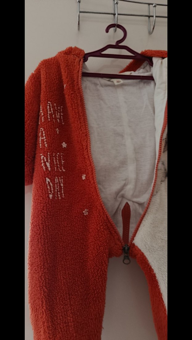 Renkli Erkek Bebek Örgü Tulum - Görsel 4