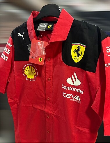 xs Beden Ferrari F1 Puma Gömlek