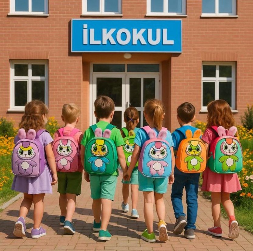 Labubu Çocuk Okul Çanta - Görsel 4