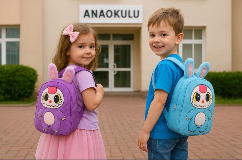 Labubu Çocuk Okul Çanta - Görsel 2