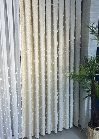 Bohem İşlemeli Beyaz Perde - Görsel 9