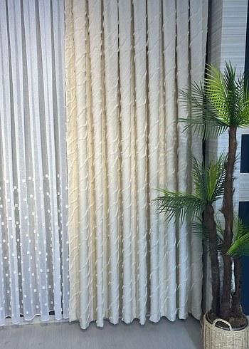 Bohem İşlemeli Beyaz Perde - Görsel 10