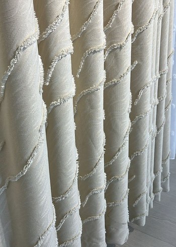 Bohem İşlemeli Beyaz Perde - Görsel 13