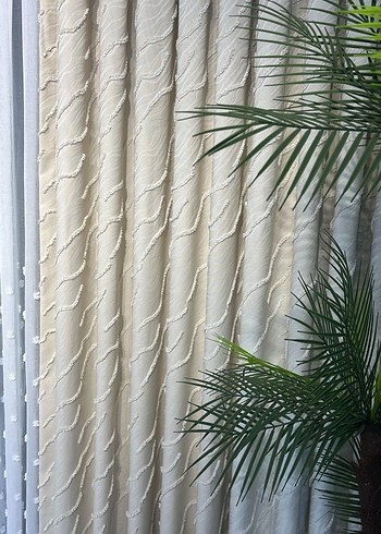 Bohem İşlemeli Beyaz Perde - Görsel 8