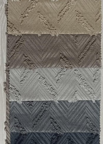 Gri Zebra Desenli Yatak Örtüsü ve fon perde - Görsel 15