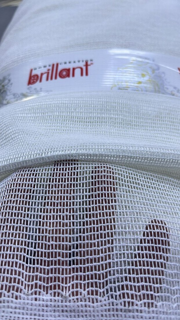 Brillant Beyaz Modern Tül Perde - Görsel 3