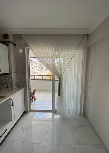 Bohem Midi Beyaz Dantel perde - Görsel 17