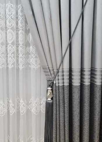 Gri Kareli Konvansiyonel Perde - Görsel 12