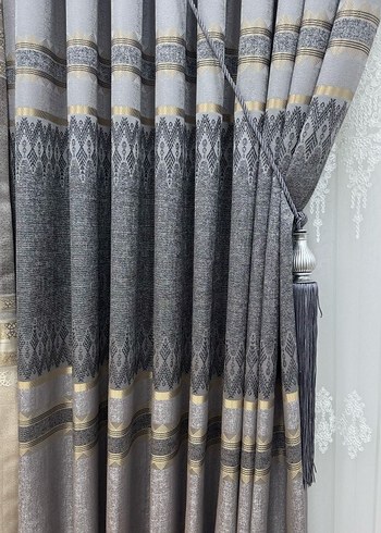 Gri Kareli Konvansiyonel Perde - Görsel 13