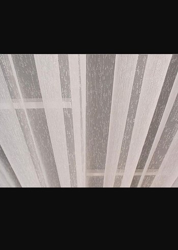 Gri Beyaz Çizgili Modern Perde - Görsel 6