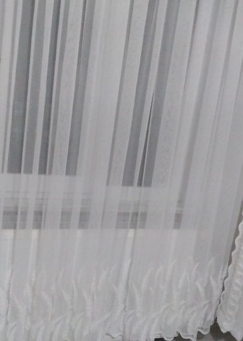 Gri Beyaz Çizgili Modern Perde - Görsel 18