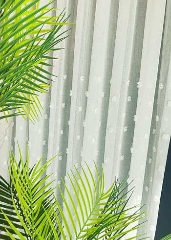 Gri Beyaz Çizgili Modern Perde - Görsel 9