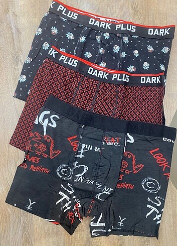 Erkek baskılı baskısız tüm boxer çeşitleri