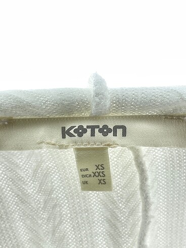 xs Beden beyaz Renk Koton Bluz %70 İndirimli.