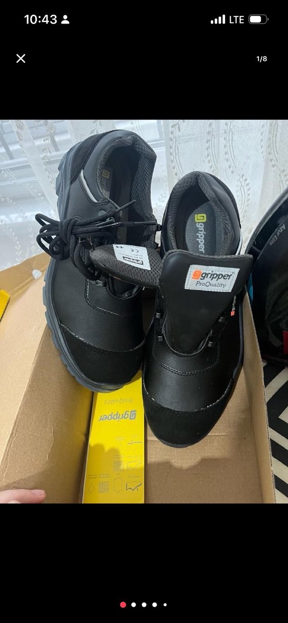 Spor Siyah Erkek Kauçuk Bot Velcro - Görsel 4