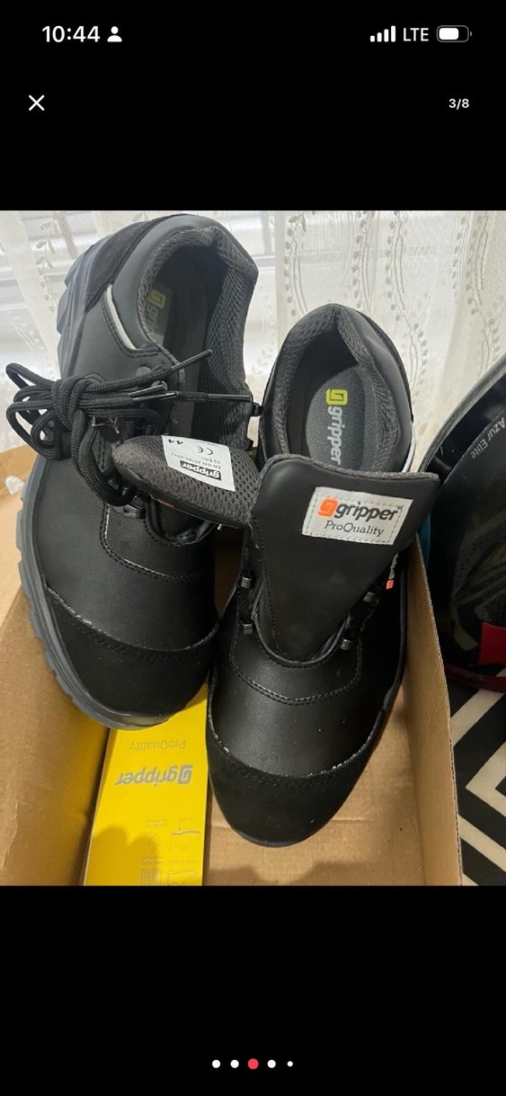 Spor Siyah Erkek Kauçuk Bot Velcro - Görsel 3