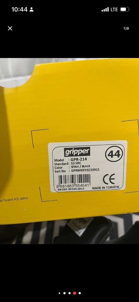 Spor Siyah Erkek Kauçuk Bot Velcro - Görsel 5