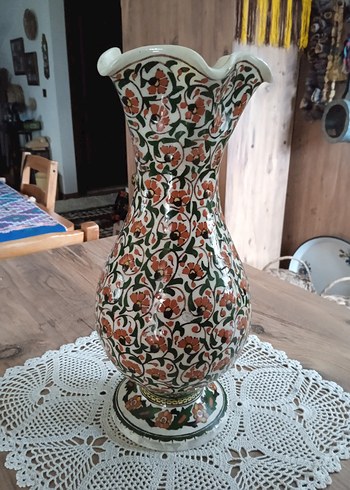 Kütahya çini vazo - Görsel 4