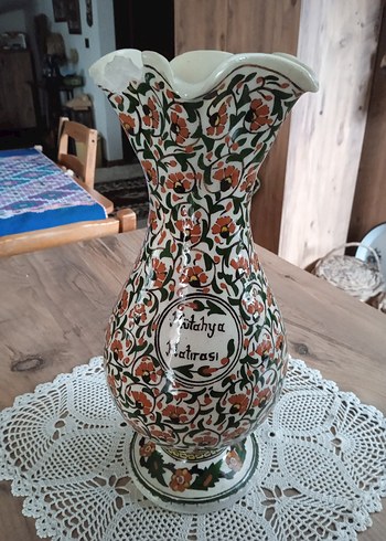 Kütahya çini vazo - Görsel 3