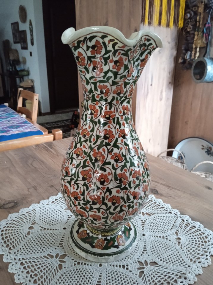 Kütahya çini vazo - Görsel 4