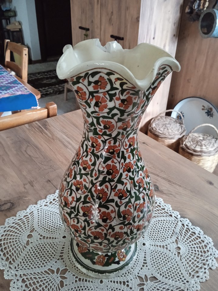 Kütahya çini vazo - Görsel 2