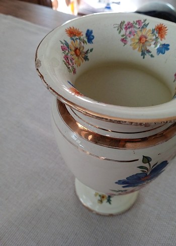 Nostaljik seramik vazo - Görsel 4