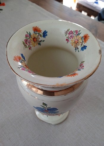 Nostaljik seramik vazo - Görsel 6