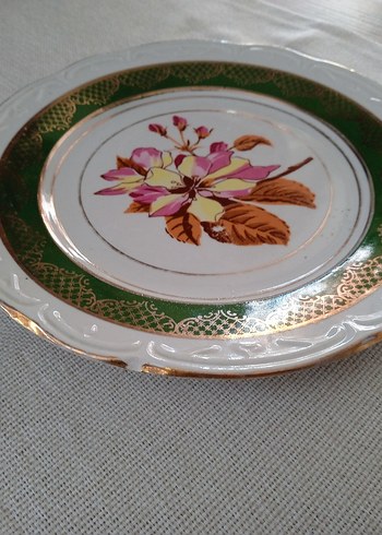 Eski porselen tabak - Görsel 3