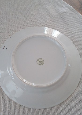 Eski porselen tabak - Görsel 7