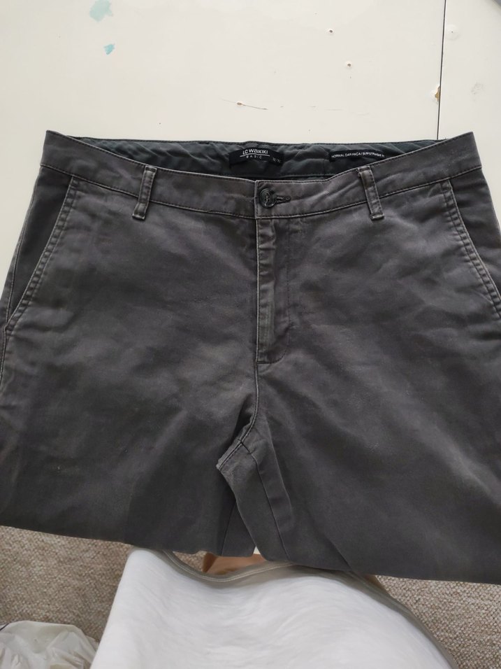 Gri Regular Fit Denim Erkek Pantolon - Görsel 3