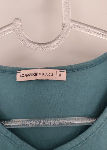 Turkuaz Hamile V Yakalı Uzun Kollu Tunik - Görsel 2