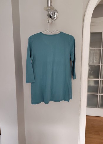 Turkuaz Hamile V Yakalı Uzun Kollu Tunik - Görsel 5