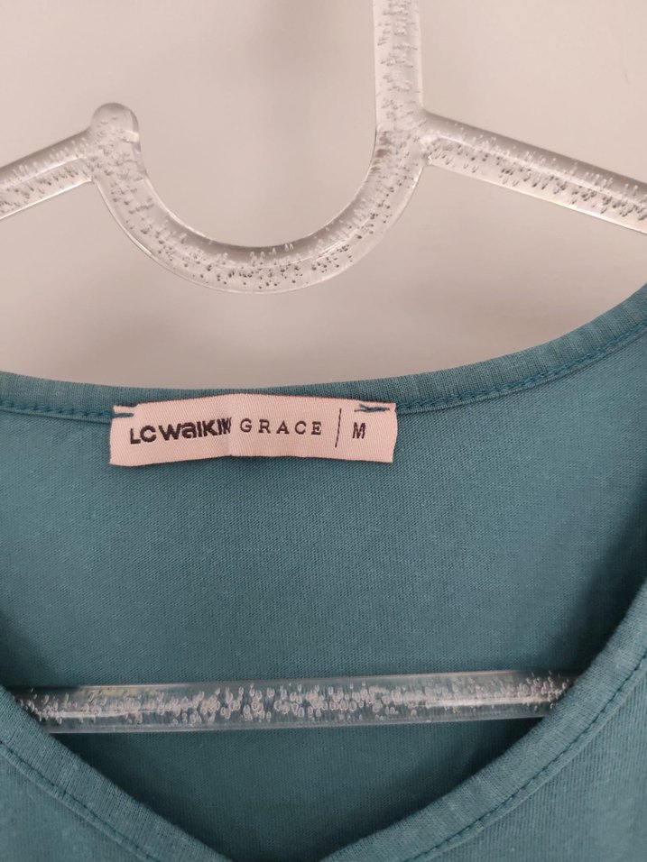 Turkuaz Hamile V Yakalı Uzun Kollu Tunik - Görsel 2