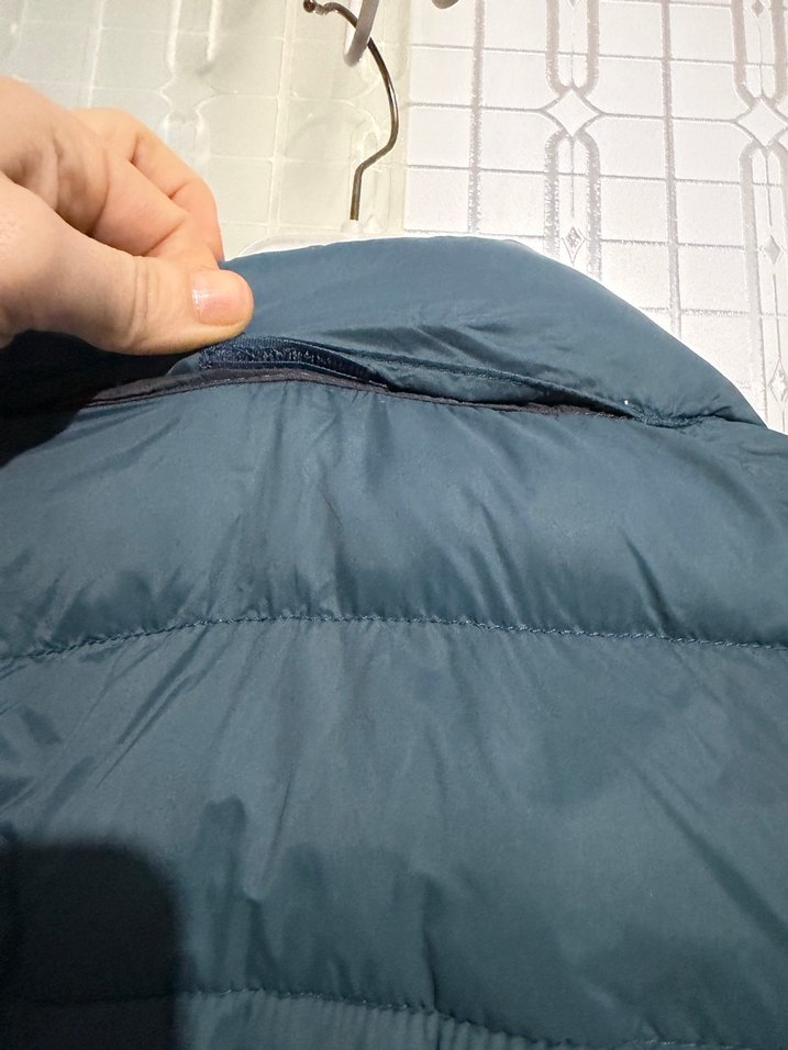 Fermuarlı Mavi Erkek Mont - Görsel 5